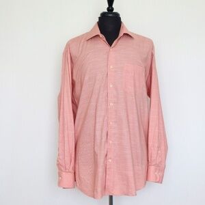 Peter Millar Long Sleeve Crown Dress Shirt SZ XL